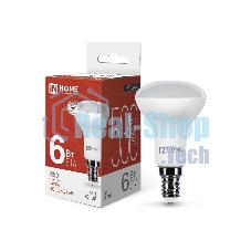Лампа светодиодная IN HOME LED-R50-VC (4690612024264) 6 Вт 4000К нейтр. белый E14 525лм 230В