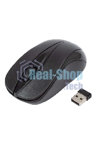 Мышь беспроводная HIPER HOMW-061 черный, 1000 dpi, радиоканал, USB, кнопки - 3