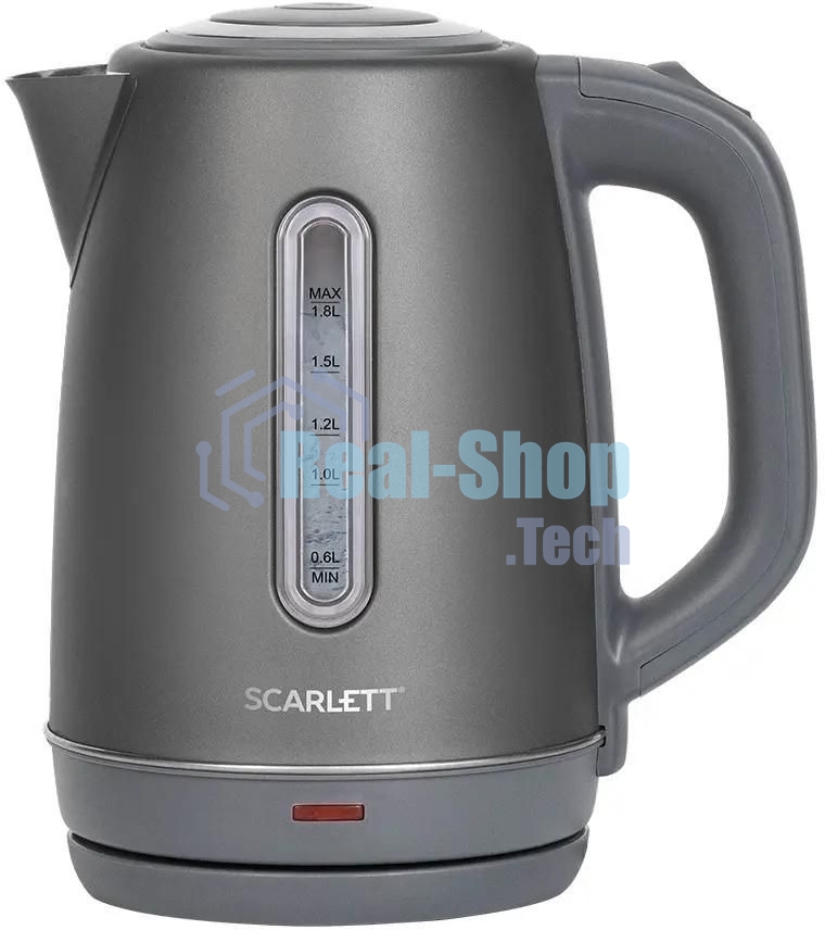 Чайник электрический Scarlett SC-EK21S42 1.8л. 1800Вт графит корпус: пластик