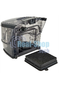 Пылесос DELTA LUX DL-0836 черный с бирюзовым