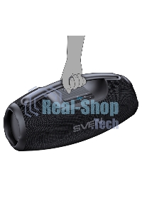 Портативная акустическая система SVEN PS-990, черный, 2.0, 2x90 Вт (RMS), IPx7, TWS, Bluetooth, USB, аккумулятор