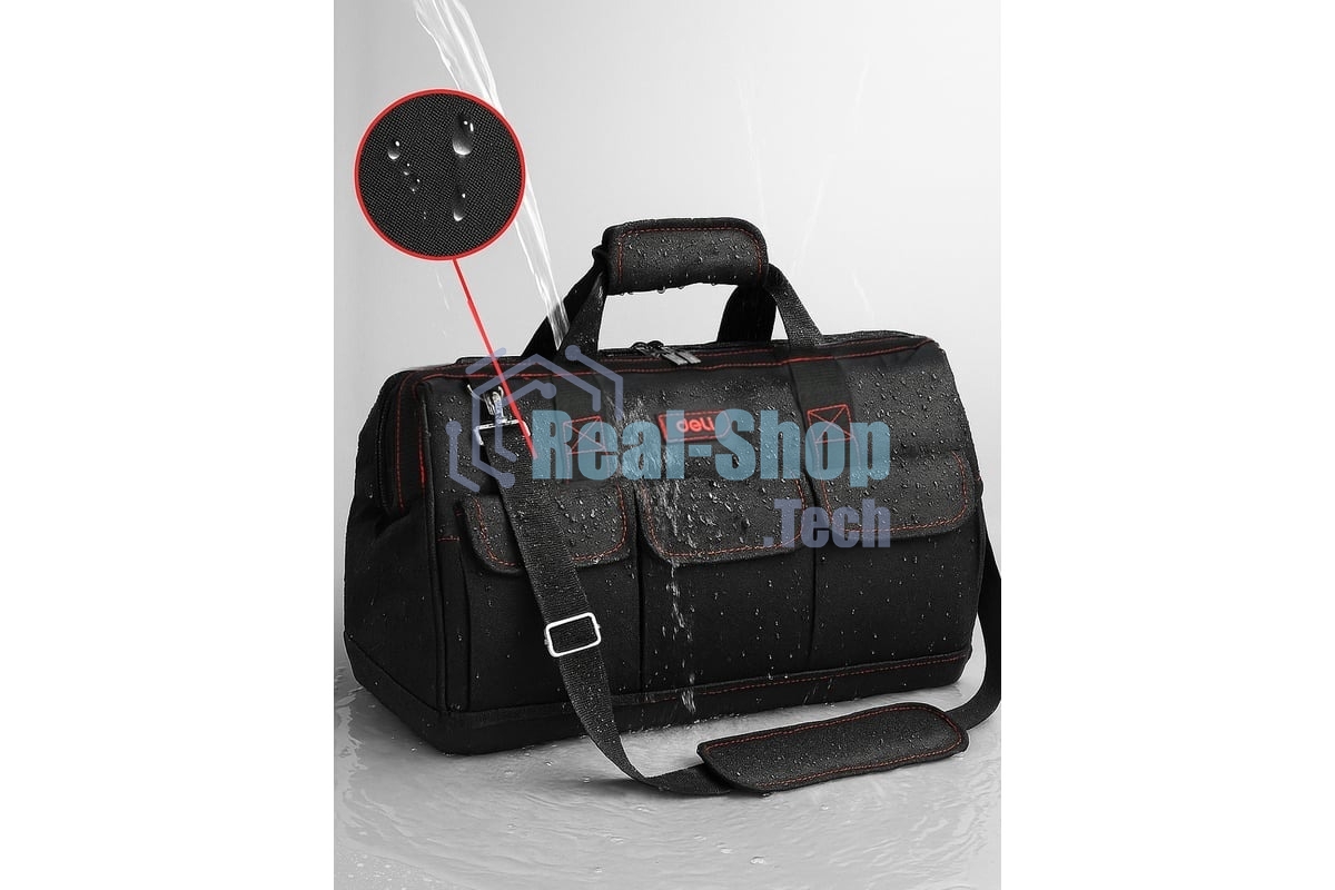 Сумка для инструментов Deli DL430906 Black Edition