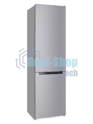 Холодильник Nordfrost NRB 154 S серый матовый двухкамерный 238/115 л морозилка снизу, капельная система