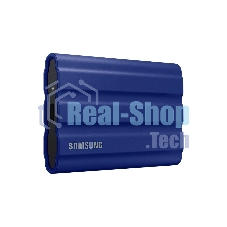 Внешний SSD Samsung T7 Shield, 1TB, USB 3.2 Gen 2 Type-C, R/W 1050/1000, синий