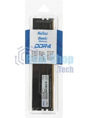 Оперативная память NETAC Basic, DDR4, 8GB (1x8GB), 3200MHz, CL22, DIMM