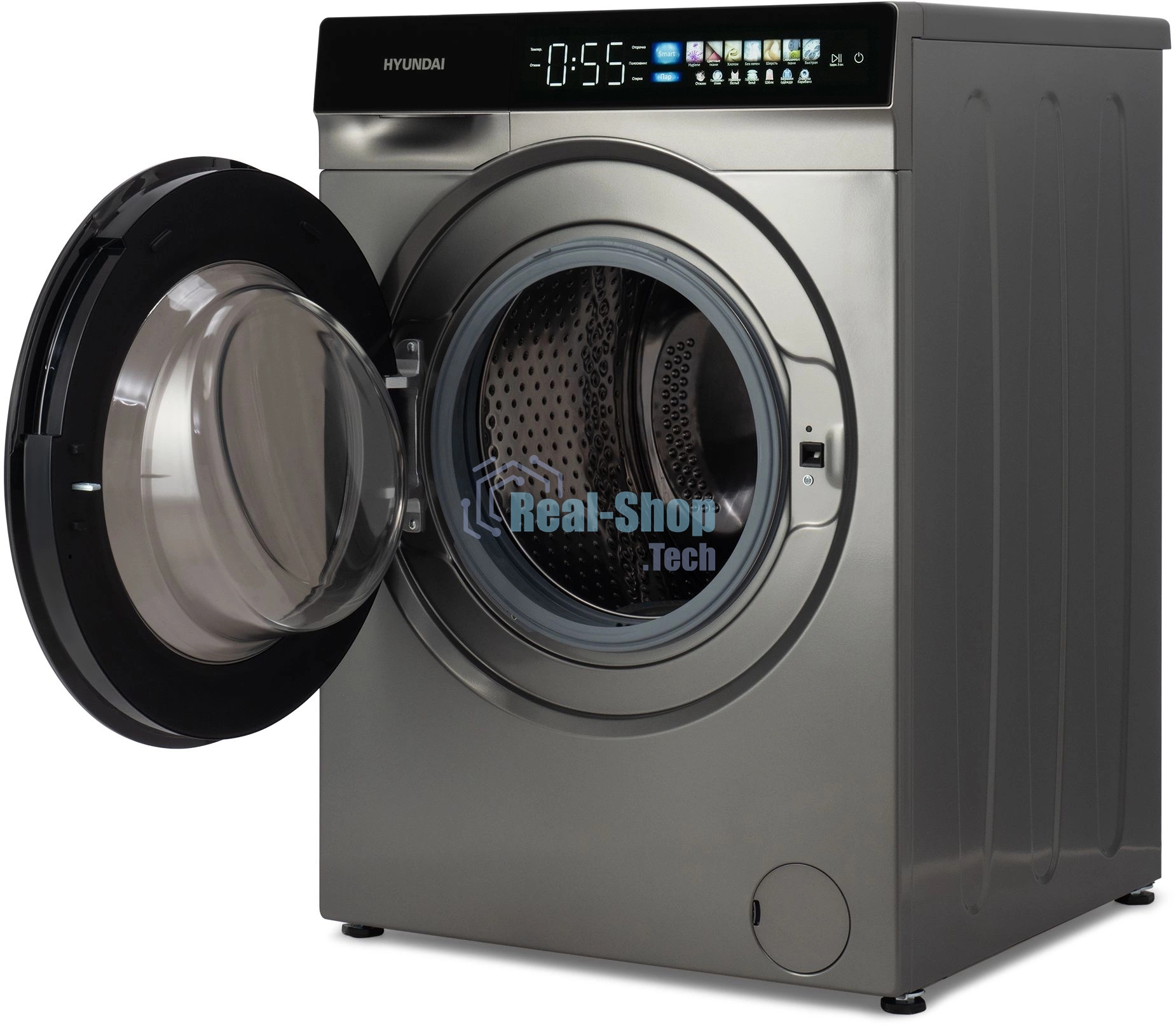 Стиральная машина Hyundai WFE9230 Dark Gray серый, загр. фронтальная макс.: 10 кг 1200 об/мин класс: А+++