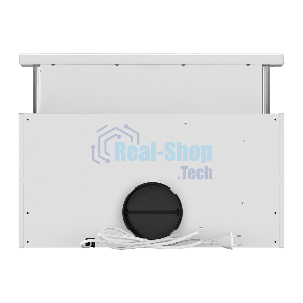 Вытяжка телескопическая Maunfeld Clyde 50 белое стекло, 46 см, 600 куб. м/ч, 56