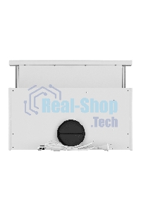 Вытяжка телескопическая Maunfeld Clyde 50 белое стекло, 46 см, 600 куб. м/ч, 56