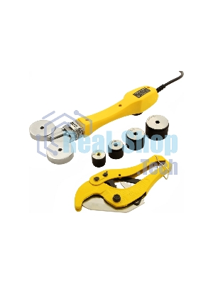 Аппарат для сварки пластиковых труб Denzel DWP-750 750Вт 260-300 град компл. насадок 20-40мм