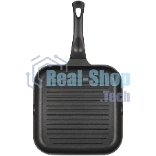 Сковорода-гриль Rondell Schwarz RDA-1683 квадратная 28 см, покрытие: Xylan Plus ручка несъемная (без крышки) черный