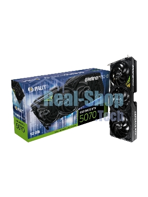 Видеокарта Palit PA-RTX 5070 GAMINGPRO-S 12Gb RTX 5070 12Gb 192bit GDDR7 2325/28000 HDMIx1 DPx3 HDCP Ret