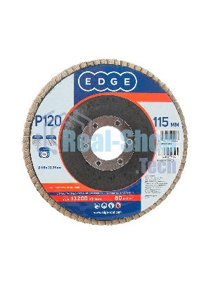 Круг лепестковый торцевой Edge by Patriot 115 ммx22,23 ммxP120
