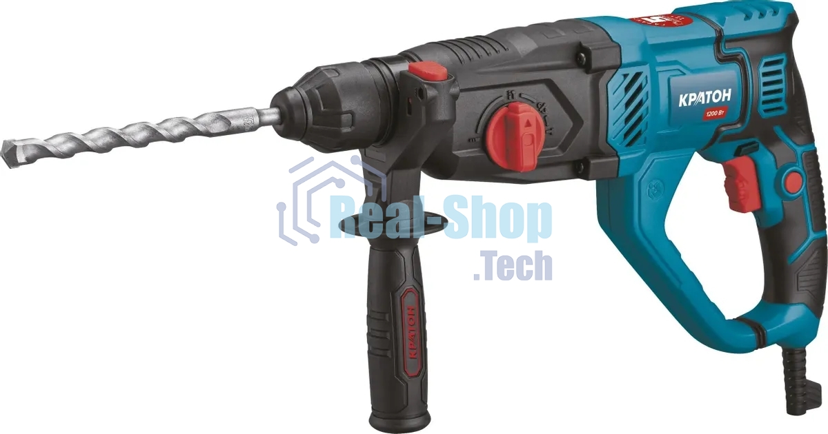 Перфоратор Кратон RHE-1200-26 патрон:SDS-plus уд.:3Дж 1200Вт (кейс в комплекте)