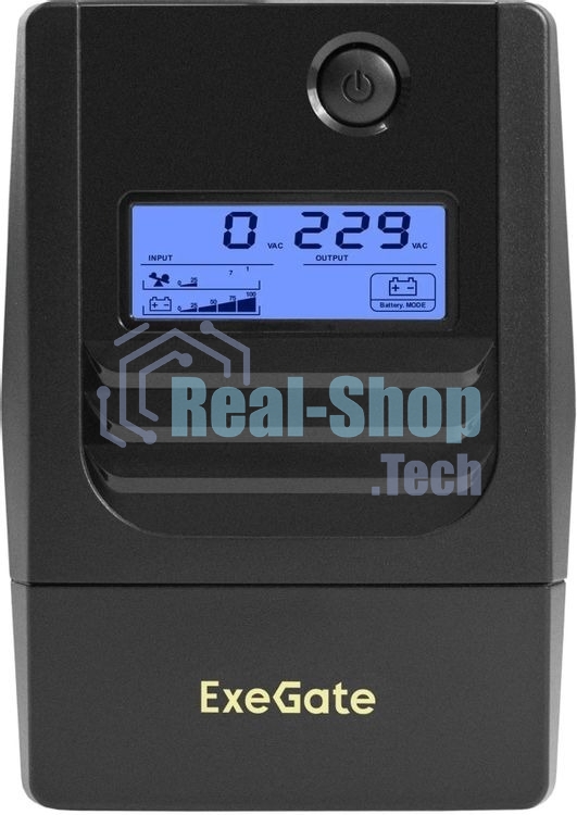 Источник бесперебойного питания ExeGate Smart LB-850.LCD.AVR.4C13 / 850 ВА / 510 Вт / 4 x IEC 320 C13