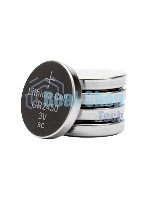 Батарейки литиевые Gembird Gb-CR2450-5B, тип CR2450, 5шт, блистер