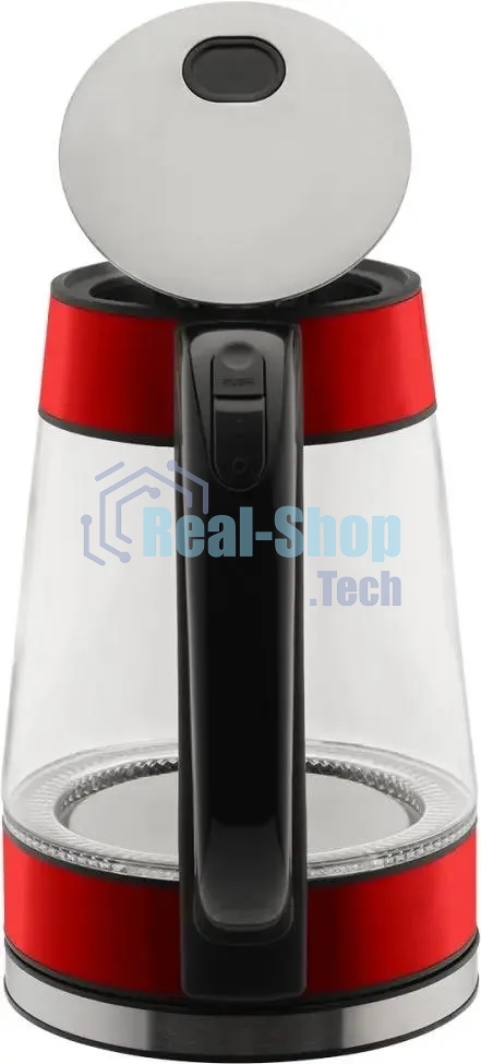 Чайник электрический Scarlett SC-EK27G79 красный, 2200 Вт, 1.7 л