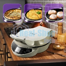 Пиццамейкер Kitfort КТ-4638 1600Вт серый/черный