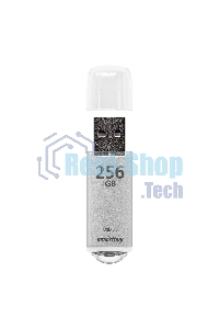 Флешка USB SmartBuy V-Cut silver (SB256 GbVC-S3), 256Gb, USB 3.0, R/W 75/30, серебристый