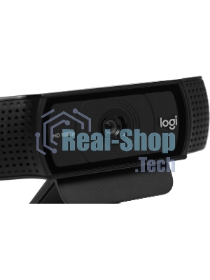 Веб-камера Logitech C920 1920x1080, 30 кадр/с, USB Type-A, микрофон (2 шт, шумоподавление), автоматическая фокусировка, автоосвещение, универсальное крепление