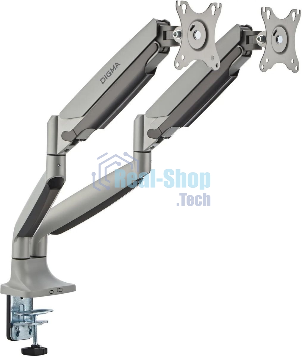 Кронштейн для мониторов ЖК Digma D-MM302D серый 17