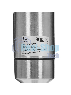 Блендер погружной BQ HB1230SS черный, 1500 Вт, плавная регулировка