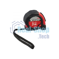 Рулетка Matrix status magnet fixation 3 мх16мм обрезиненный корпус зацеп с магнитом