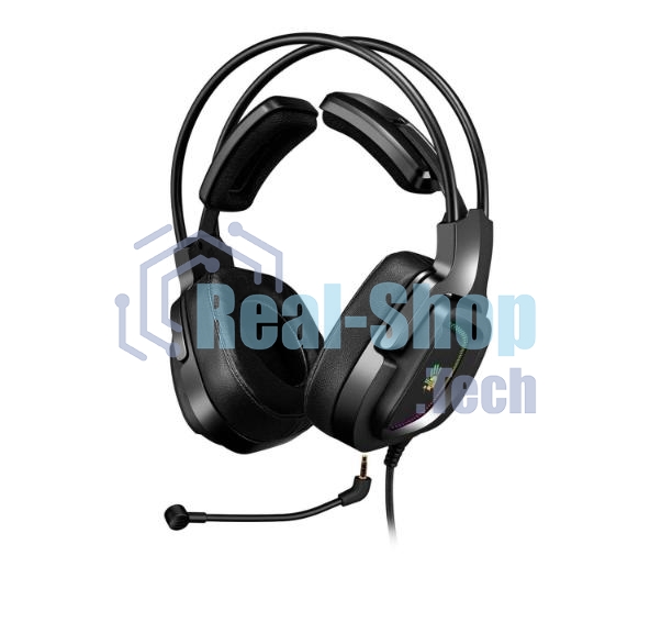 Гарнитура проводная с микрофоном A4Tech Bloody G575 черный 2м мониторные USB оголовье (G575 USB, BLACK)