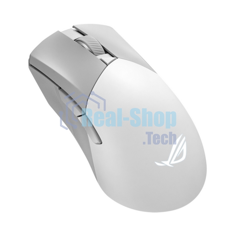 Мышь беспроводная/проводная ASUS P711 ROG Gladius III белый, 36000 dpi, радиоканал, Bluetooth, USB, кнопки - 6