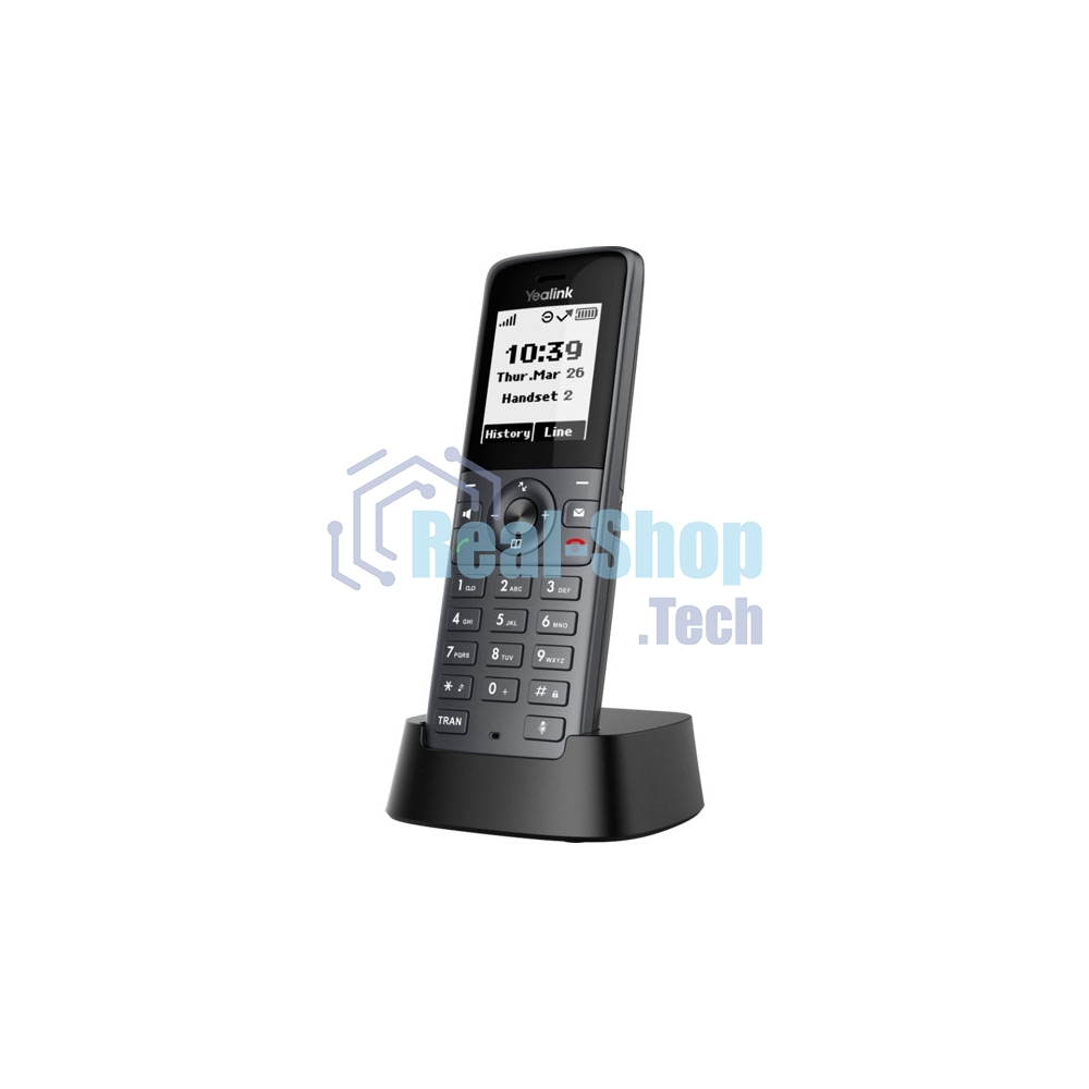 Беспроводная телефонная IP-DECT-система YEALINK W71P (база W70B+трубка W71H) до 10 SIP-аккаунтов, до 10 трубок на базу, до 20 вызовов, шт