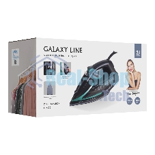 Утюг паровой Galaxy GL 6136 черный с зеленым