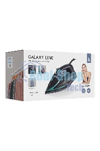Утюг паровой Galaxy GL 6136 черный с зеленым