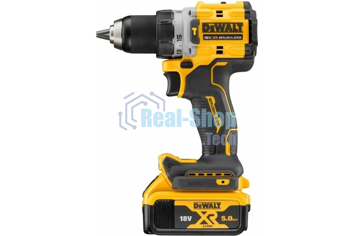 Дрель-шуруповерт аккумуляторная DeWalt DCD805P2T-QW, 18В, 2 АКБ, Кейс