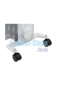 Обогреватель масляный MTX OCH-1000, белый, 1000 Вт, 15 м2, термостат