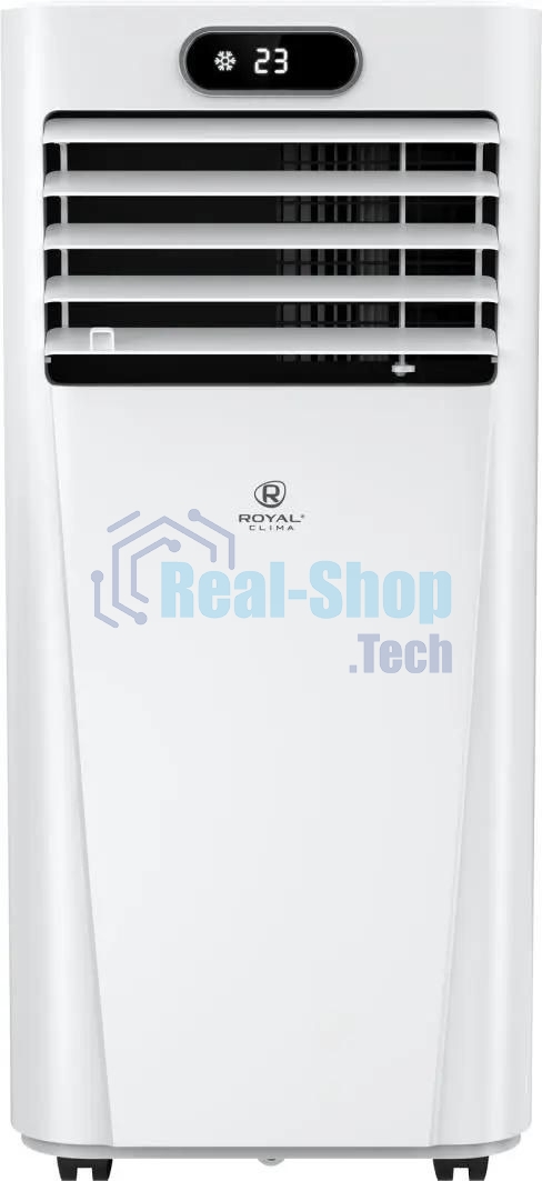 Мобильный кондиционер Royal Clima RM-TS22CH-E 7500 BTU, 22 м², 53 дБ, охлаждение, осушение, белый
