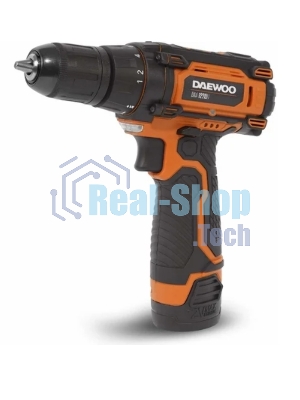 Дрель-шуруповерт аккумуляторная Daewoo DAA 1220Li, 12В, 2 АКБ, Кейс