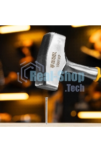 Кувалда Denzel 1,5 кг, цельнометаллическая, двухкомпонентная рукоятка