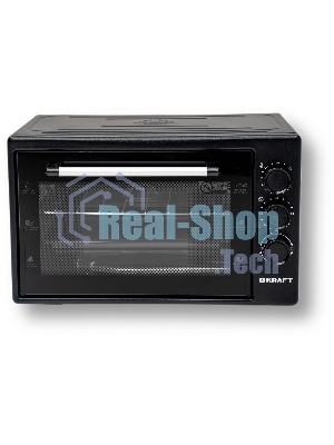 Мини-печь Kraft KF-MO3801BL, черный, 38 л.