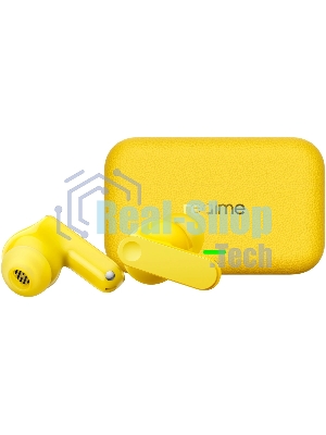 Наушники TWS Realme Buds T500 Pro желтый, внутриканальные, Bluetooth, активное шумоподавление, до 56 ч