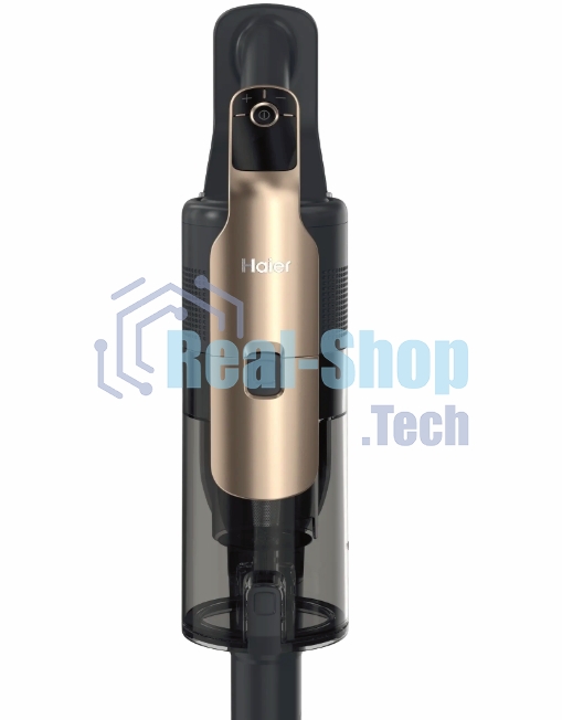 Пылесос вертикальный Haier C6 Flexi антрацит/золотистый, питание от аккумулятора, 250 Вт, уборка сухая, пылесборник 0.7 л