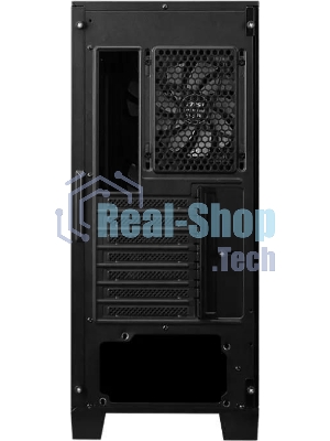 Компьютерный корпус MSI MAG Forge 321R Airflow черный без БП ATX 4x120мм 2xUSB 3.0 1xUSB3.1 audio bott PSU