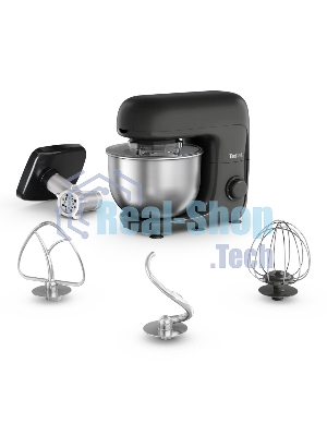 Кухонная машина Tefal Bake Essential QB161H38, черный/серебристый
