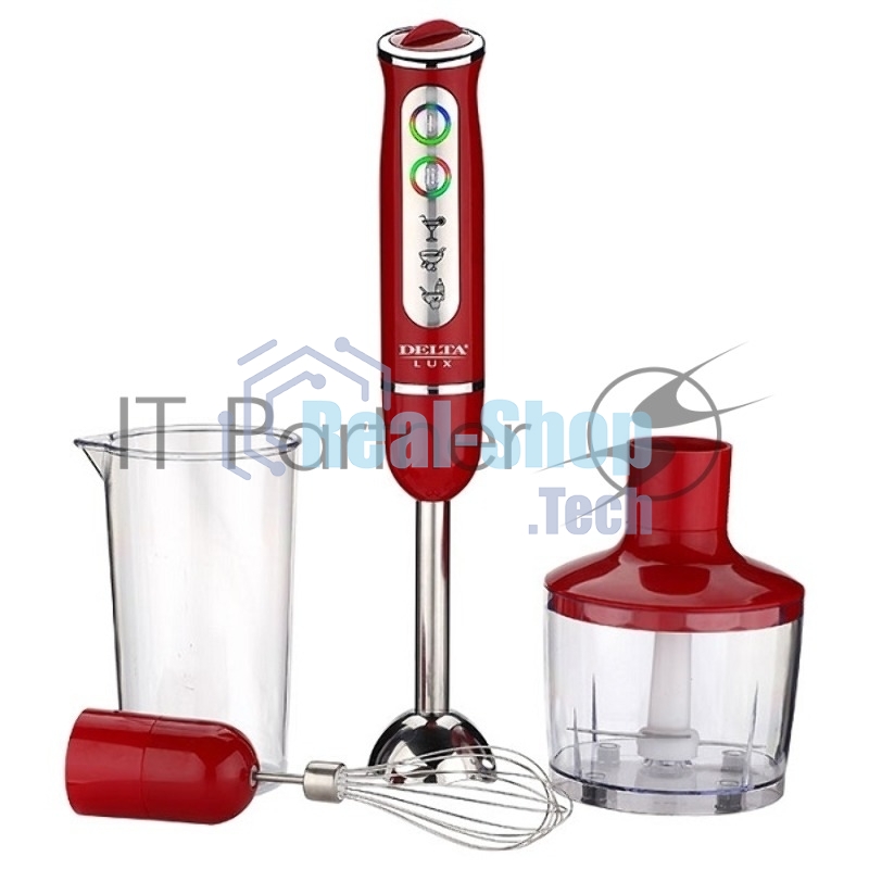 Блендер Delta LUX DL-7039B 800Вт красный