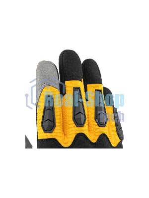 Перчатки универсальные Denzel 68003 усиленные, с защитными накладками, размер 10