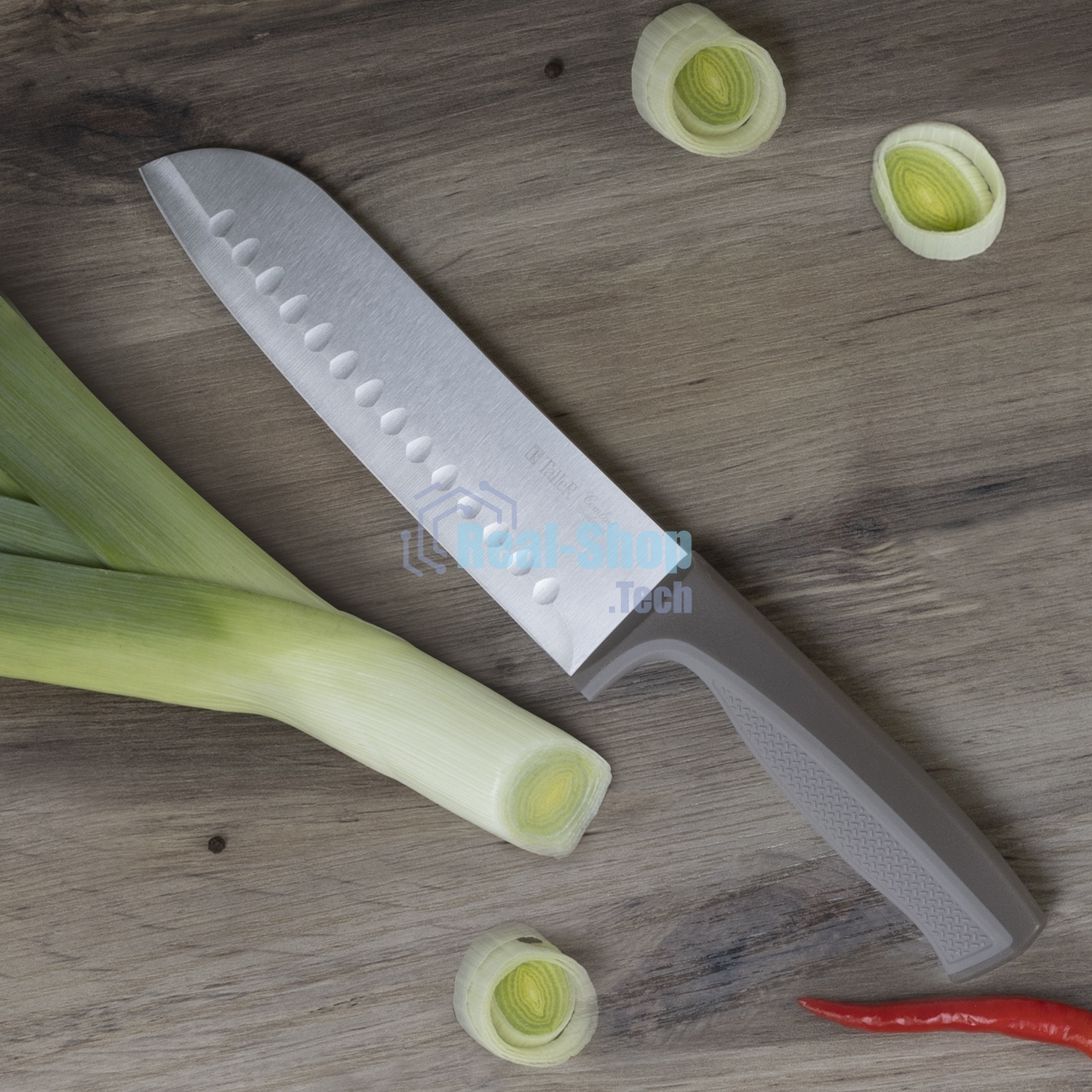 Нож сантоку TalleR TR-22033 с чехлом