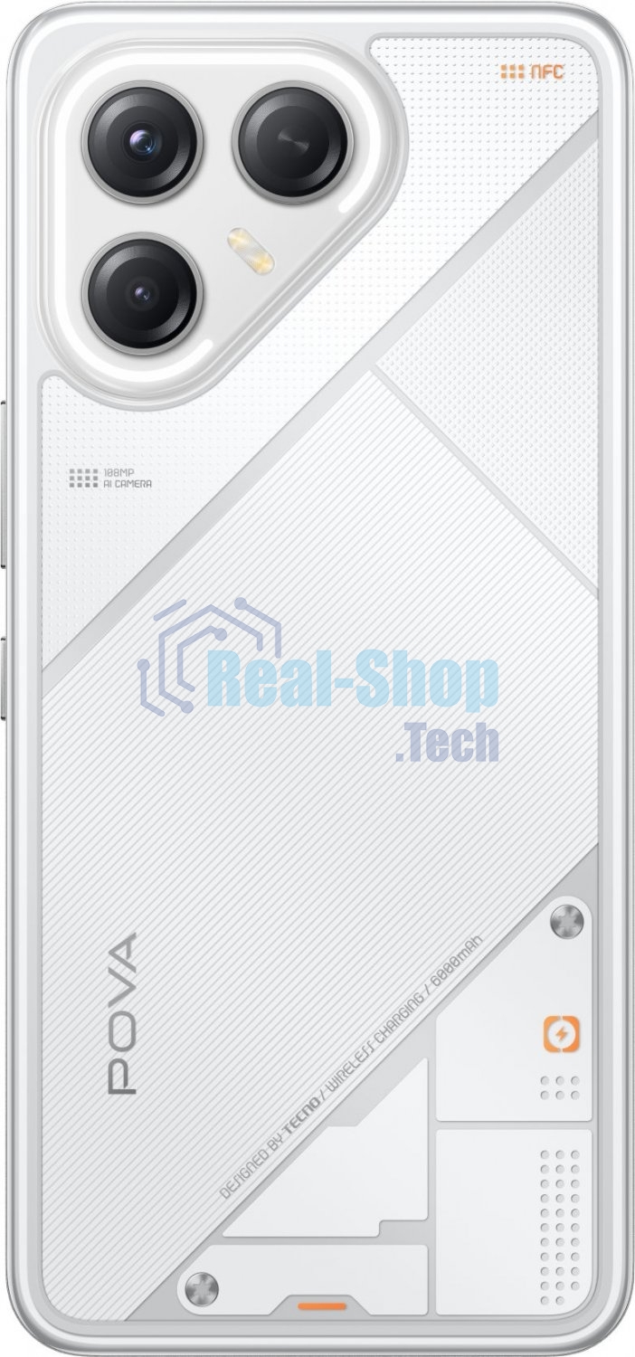 Смартфон Tecno Pova 7 Ultra 5G LJ9, 8/256Gb, белый