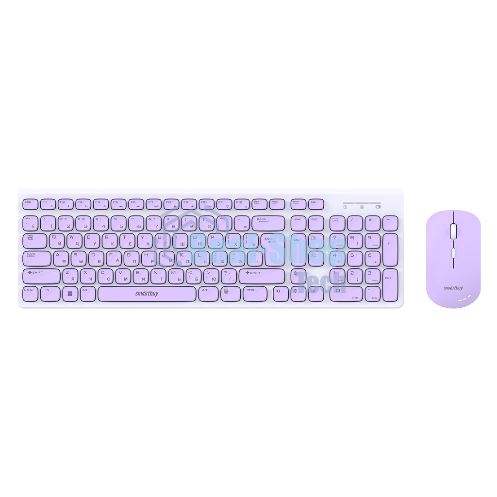 Комплект клавиатура+мышь Smartbuy (SBC-250288AG-WV) ONE 250288AG бело-сиреневый