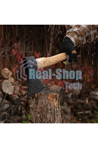 Топор Denzel 800 г, кованый, буковое топорище