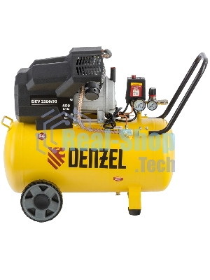 Компрессор воздушный Denzel DKV2200/50,Х-PRO 2,2 кВт, 400 л/мин, 50 л