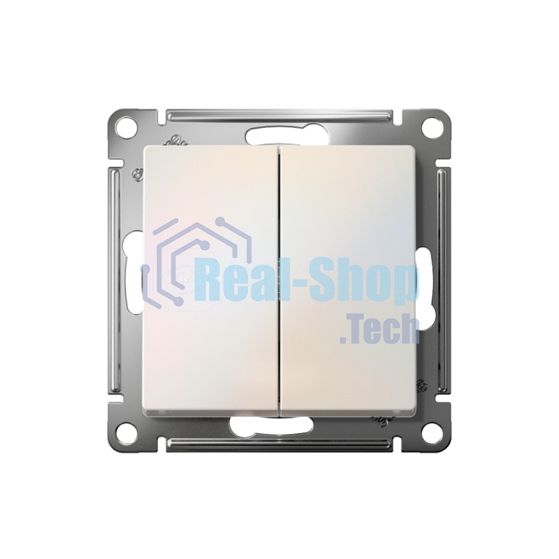 Механизм выключателя 2-кл. AtlasDesign (сх.5) 10АХ жемчуг SchE ATN000451