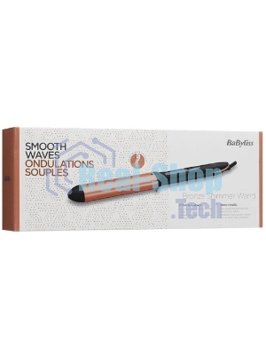 Плойка BaByliss Bronze Shimmer Wand C456E черный, 13 мм, 210 °C, 6 режимов